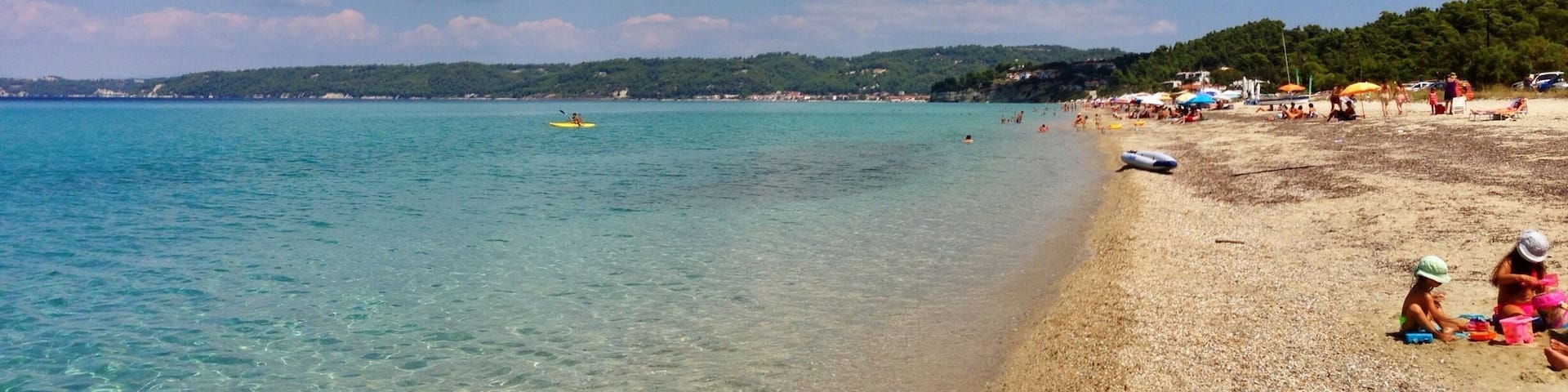 Greek beach.
