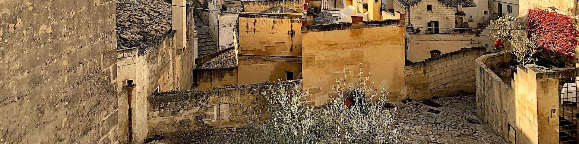 Beautiful light after the storm in Matera