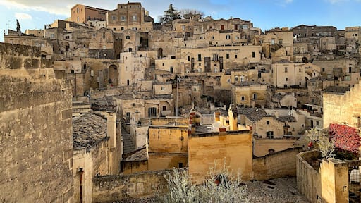 Beautiful light after the storm in Matera