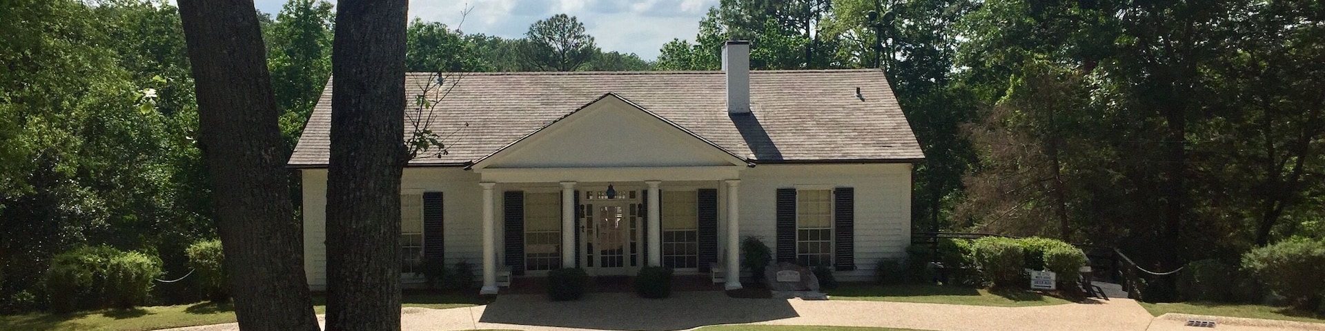 FDR had this modest cottage built in 1932 while he was Governor of New York. He would continue to visit here during his Presidency taking advantage of the naturally warm spring waters that are close by. He would suffer a massive stroke and die here on April 12, 1945.