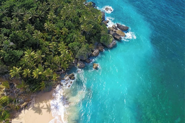 Drone shot of Playa Preciosa
Https://swellsurfcamp.com