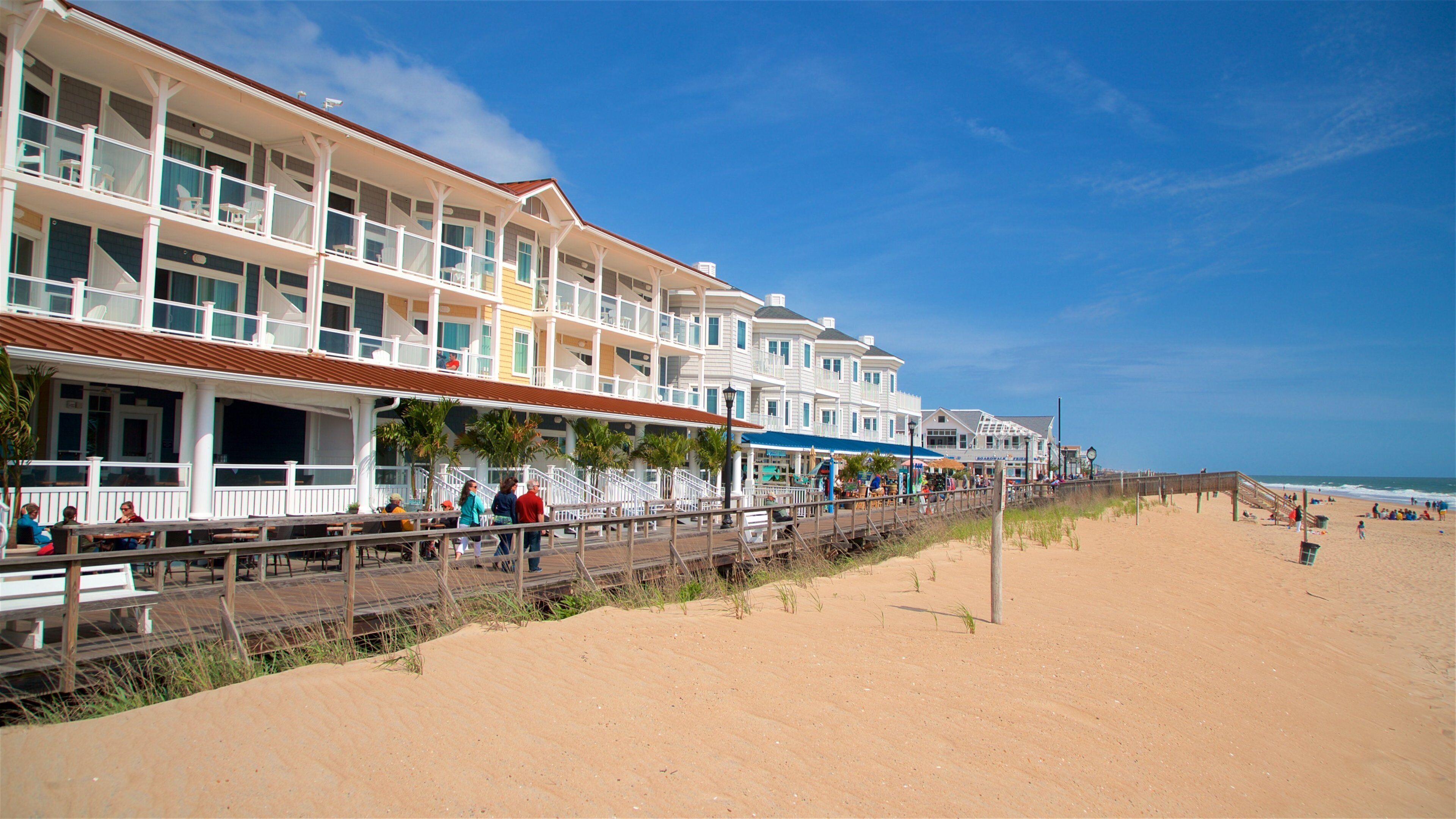 Bethany Beach showing general coastal views and a sandy beach
