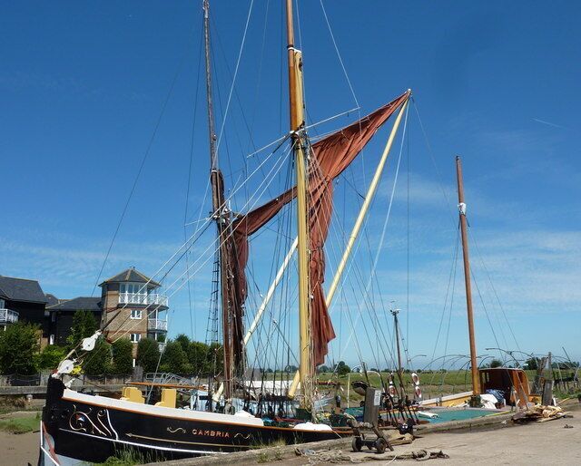 Sailing barge Cambria, Standard Quay, Faversham Creek