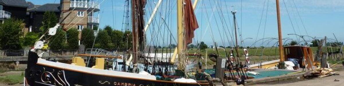 Sailing barge Cambria, Standard Quay, Faversham Creek