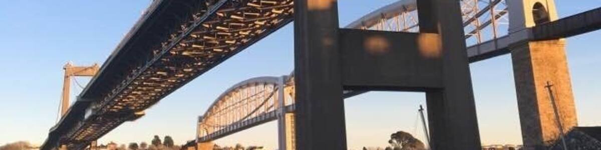 Taken beneath Tamar bridge which is one of the borders between Devon and Cornwall.