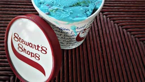 Stewart's Shops. An upstate New York thing. You wouldn't understand. ;)
Looks like a regular gas station to visitors, but it's where we all get the best local dairy products around! Try the loopy loop ice cream--tastes like fruity pebbles! #blue