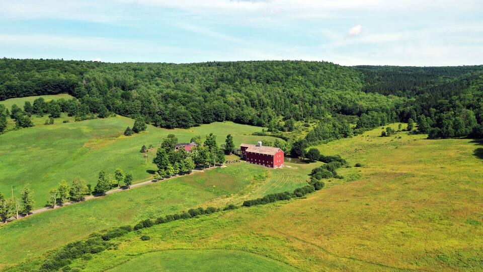 Country Farm in the Mountains