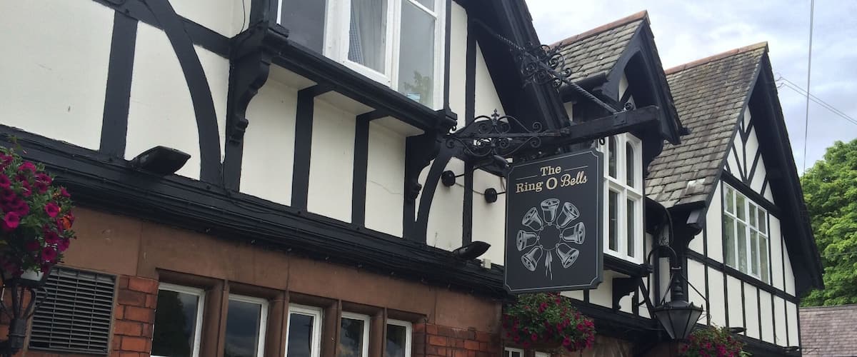 Just outside a great Warrington Pub. Ring O Bells. Found this on a quite country road, great place for a pint!