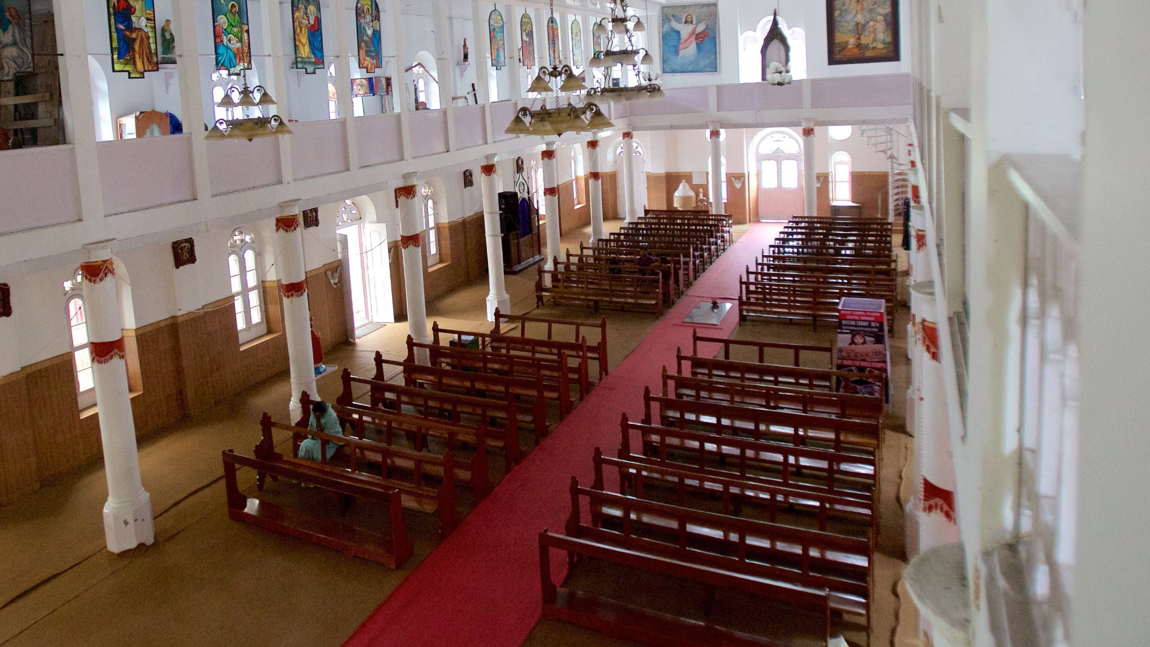 Mount Carmel Church which includes interior views and a church or cathedral