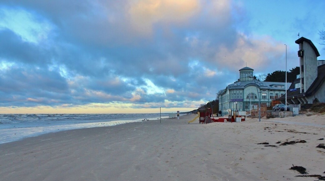 Jurmala Strand bei Riga - auch im Winter wunderschön.
Jurmala Beach near Riga - also a beauty in winter.
