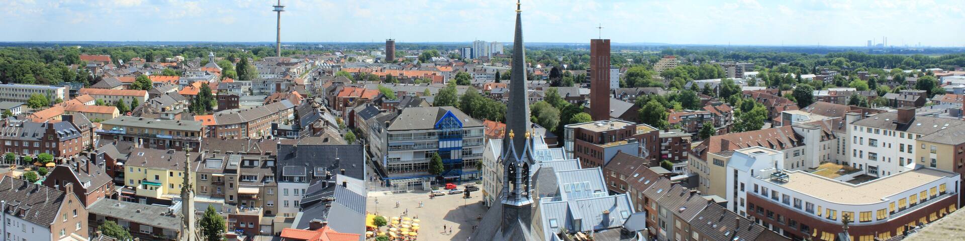 Wesel Panorama Luftaufnahme