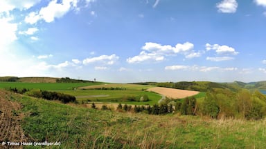 Sauerland panorama – Have been to North Rhine-Westphalia this weekend for vacation, visited the beautiful Sauerland-area. This image has been stitched together from five single shots.