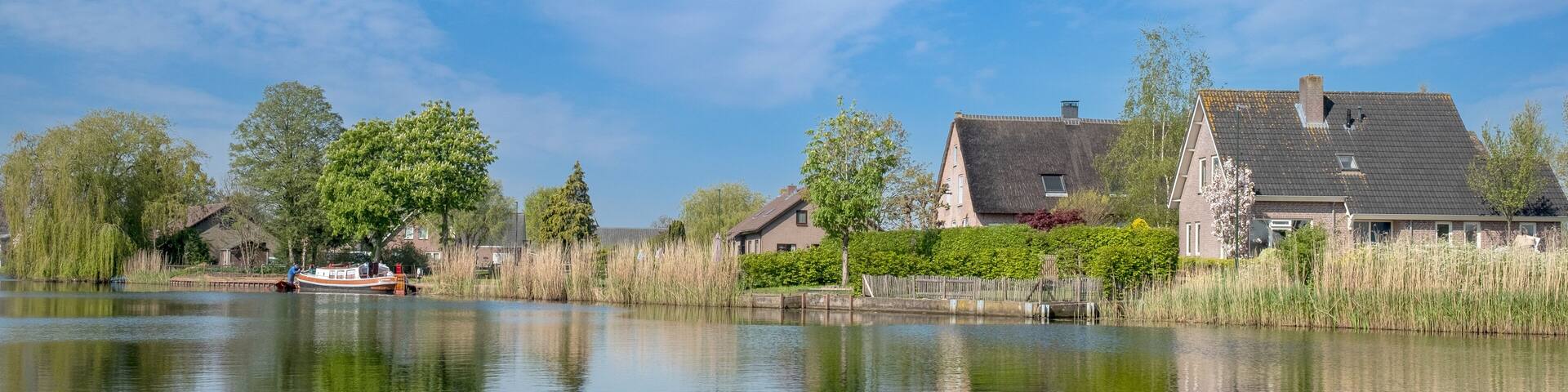 River Tjhe Giessen near Giessenburg, Zuid-Holland Province, The Netherlands