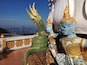 Tiger Cave Temple - You need to walk more than 1230 steps upstairs until you reach the top, but the view is breathtaking!