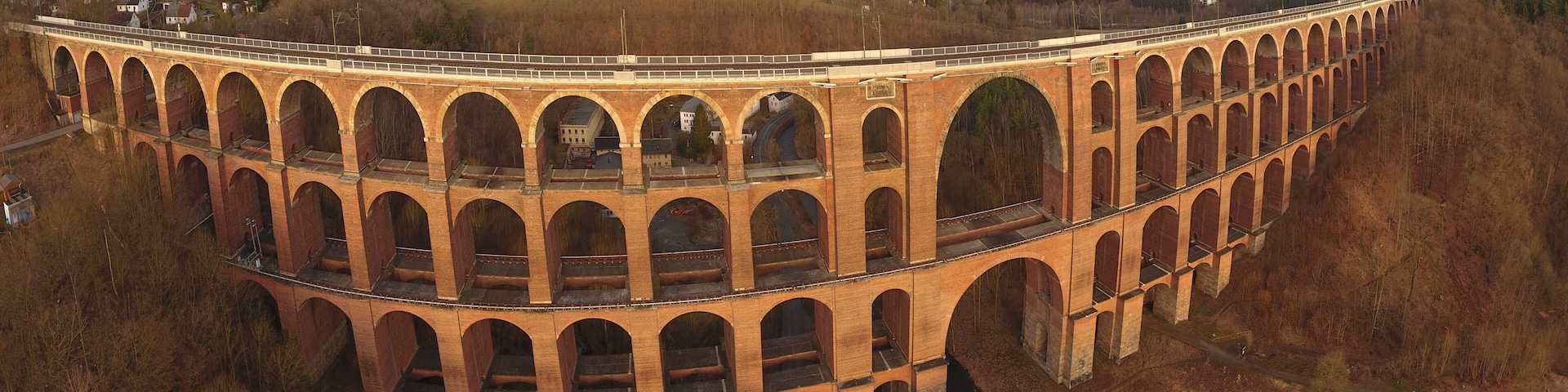 Goeltzsch valley bridge europe germany thuringia travelling