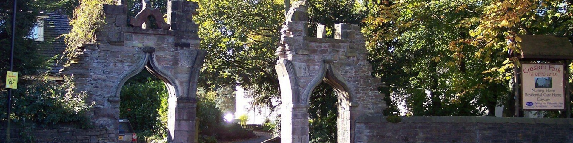 Photograph of the Gateway to the former Rectory, Croston, Lancashire