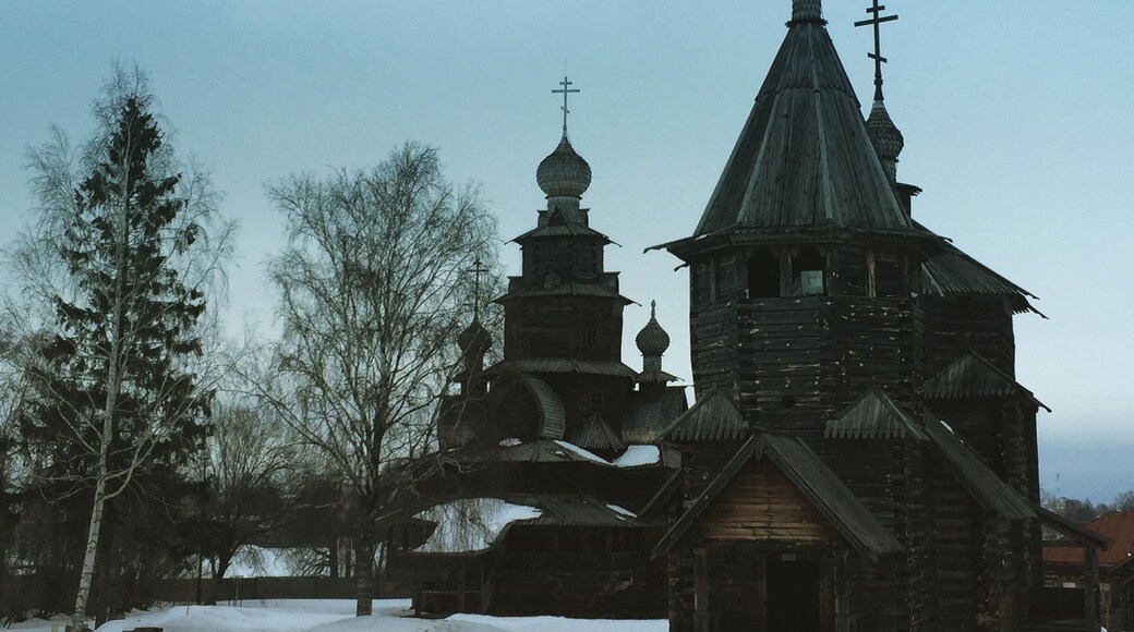 Museum of the wooden architecture. The best place for walking around