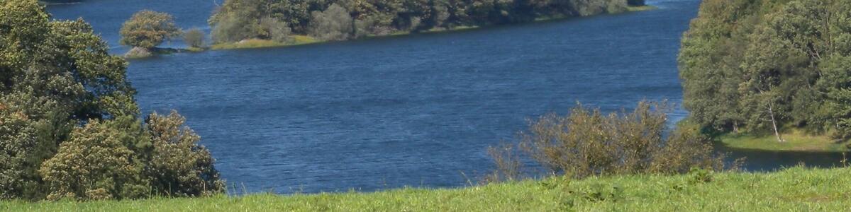 Blick auf die Ennepetalsperre in Breckerfeld