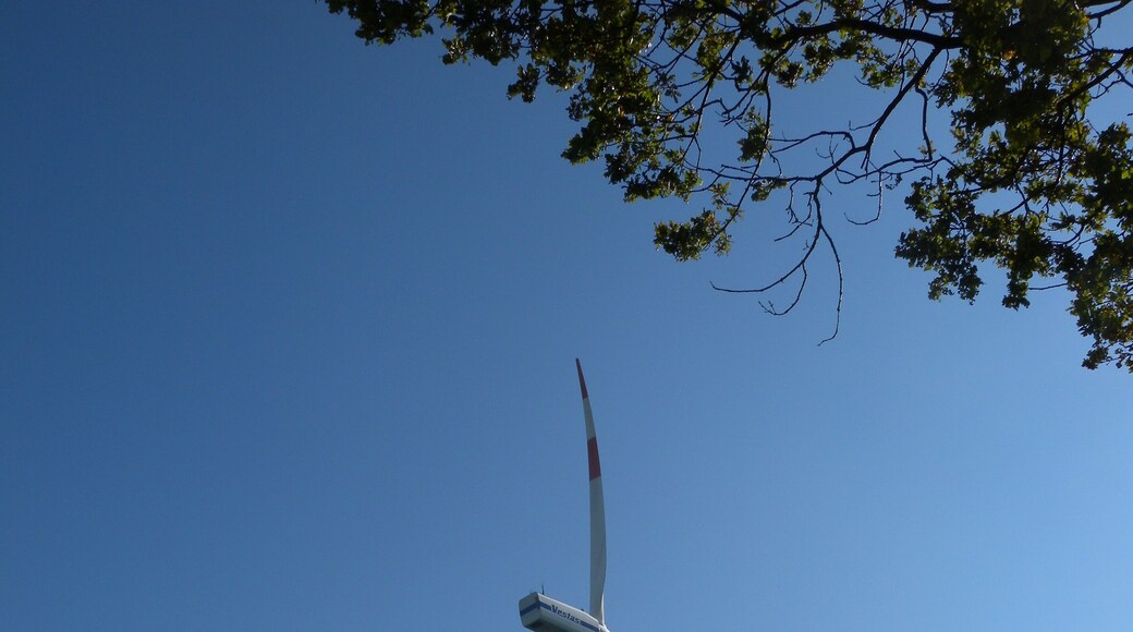 Vestas-Windkraftanlage in Radevormwald, nahe der Ennepetalsperre