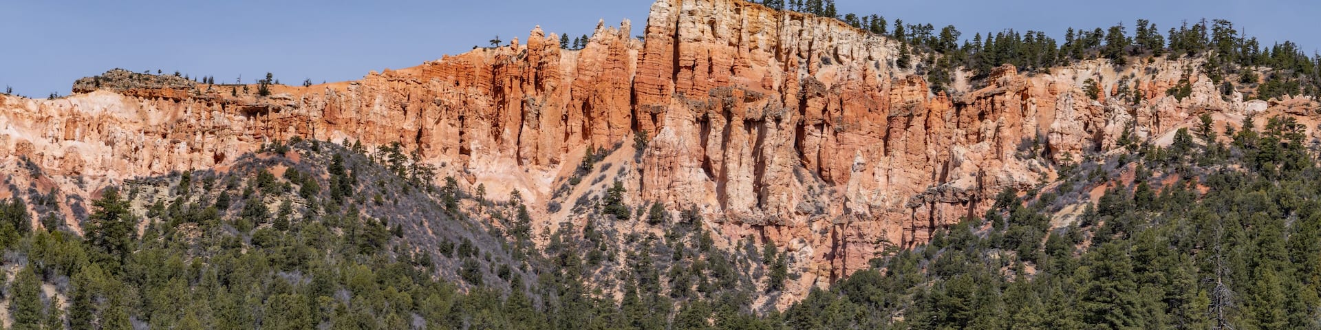 Claron Formation (Tcp) Pink member, ; weathers into picturesque cliffs, columns, spires, and pinnacles; Glendale is a town in Kane County, Utah geology. U.S. Route 89 (US 89)