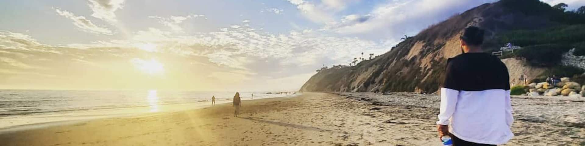 just a walk on our local beach in Santa Barbara. amazing sunsets, every day. #trovember