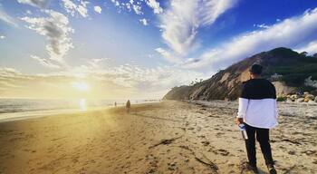 just a walk on our local beach in Santa Barbara. amazing sunsets, every day. #trovember