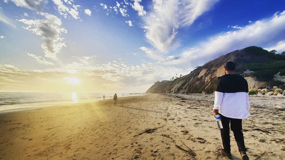 just a walk on our local beach in Santa Barbara. amazing sunsets, every day. #trovember