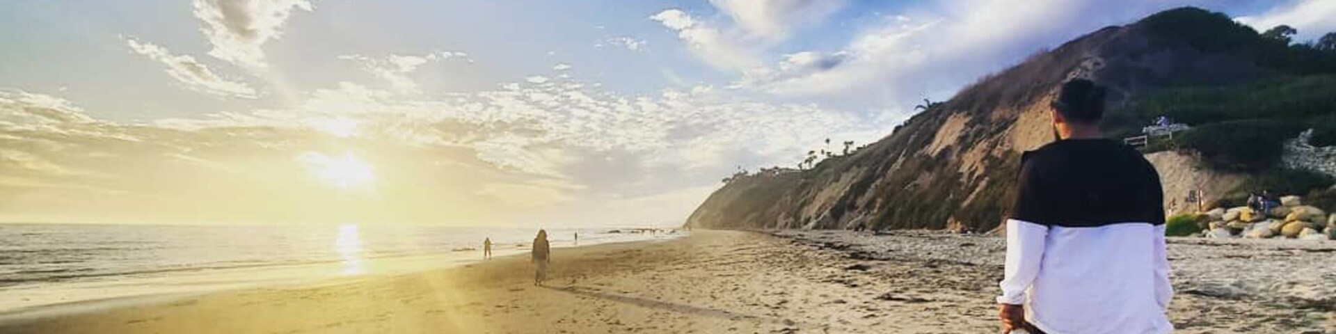 just a walk on our local beach in Santa Barbara. amazing sunsets, every day. #trovember