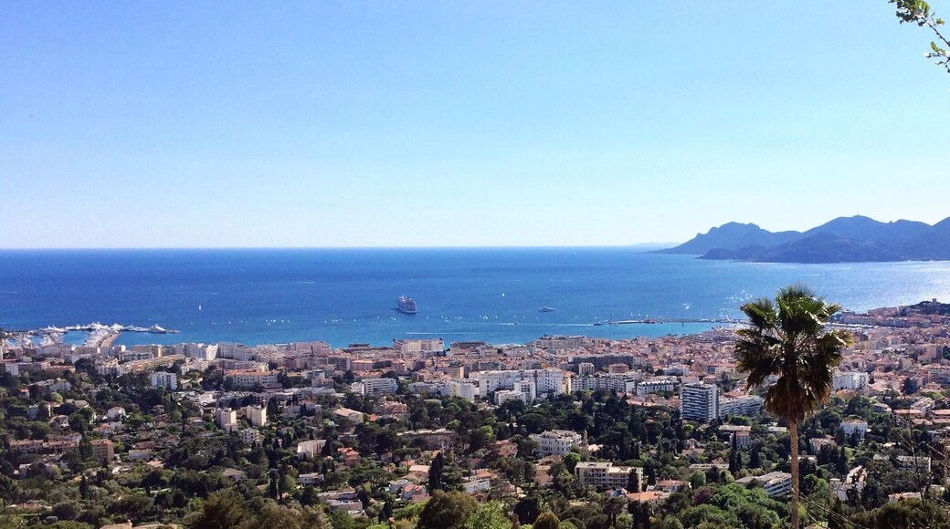 Looking out over Cannes, France. If you like to run, the promenade is perfect - it stretches all the way along the beach and up towards Palais de Festivals, so if you're lucky you might bump in to a few film stars on the way...