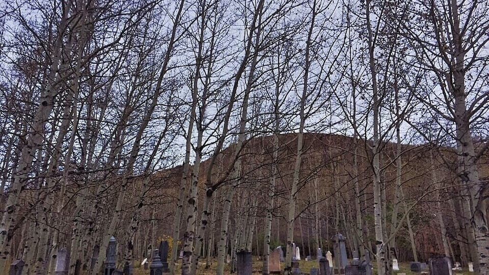 This old miner cemetery is located in Park City Mountain Resort. There are several markers for workers that died in an explosion in the mine who's bodies were never found. I never even knew this was here, it was awesome.