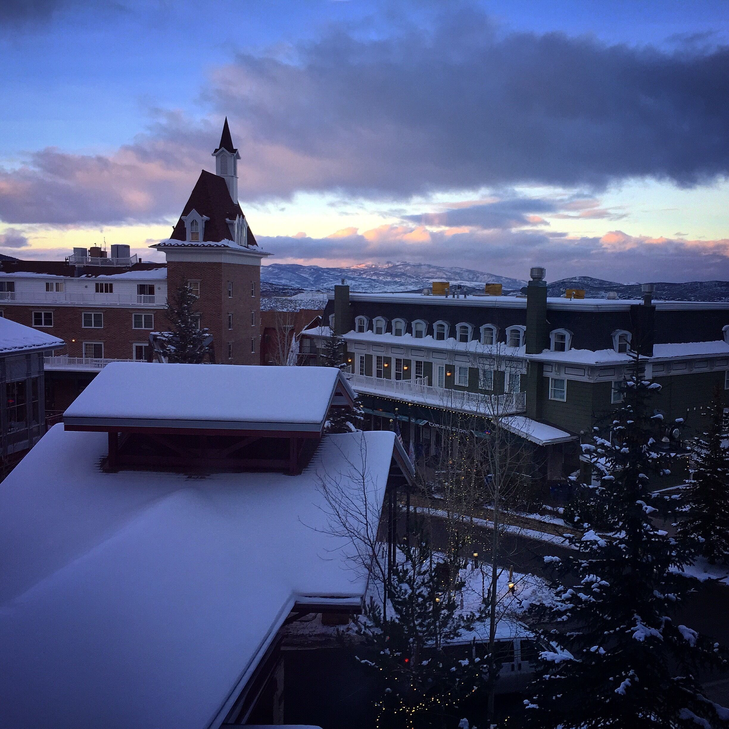 Park City is winter perfection. The Marriott is the best place to stay because you can just walk out on to the mountain and start skiing. No need to pack everything into your car and drive to and from. They'll store your skis for you when you get back, too! 