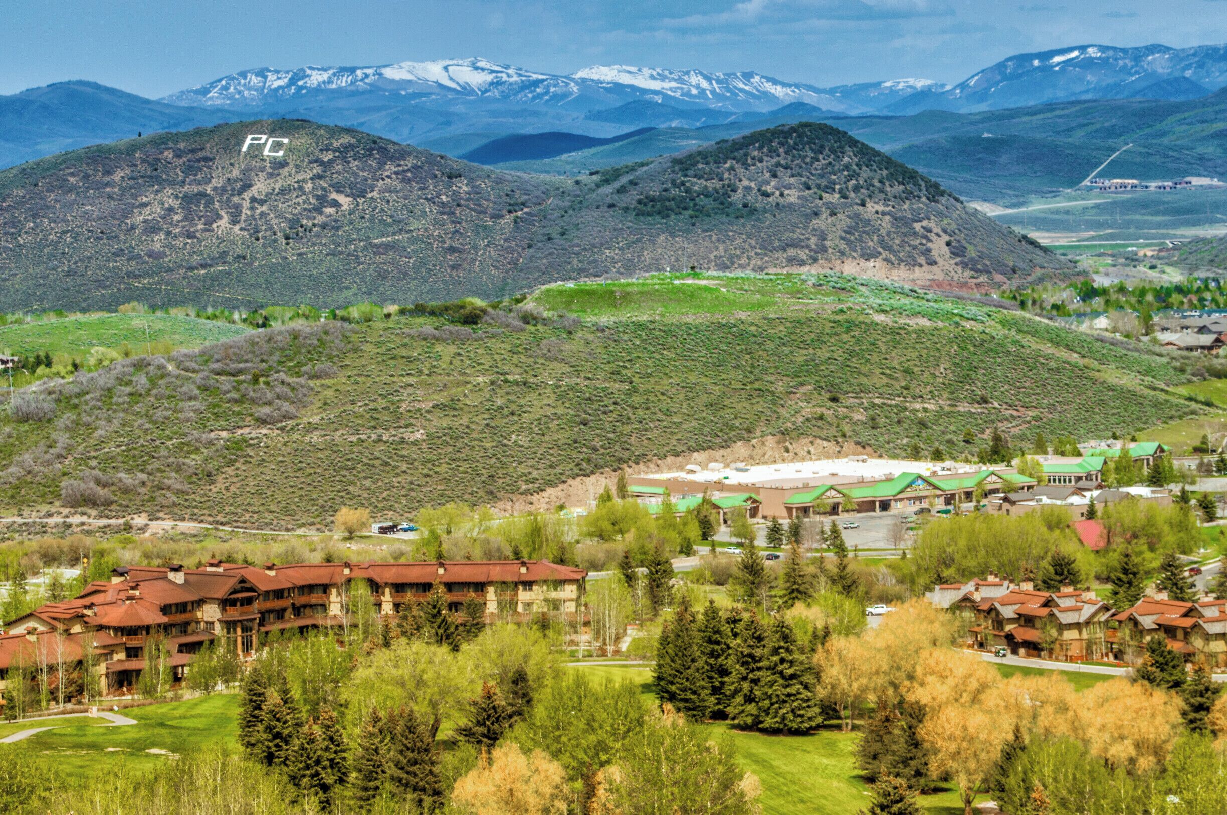 Park City is knows for it's skiing, but it's also a great summertime destination. All of the ski slopes are open for hiking and biking. We hiked up one of the slopes and got this great view looking back down at the city. #utah #parkcity #hiking