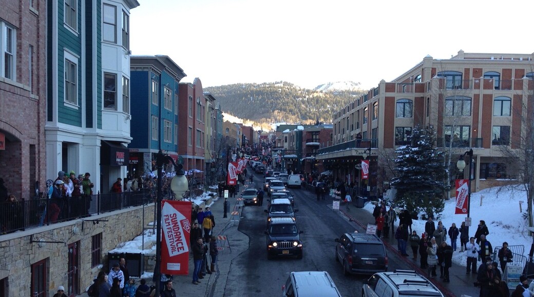The streets are so crowded during The Sundance Film Festival!
