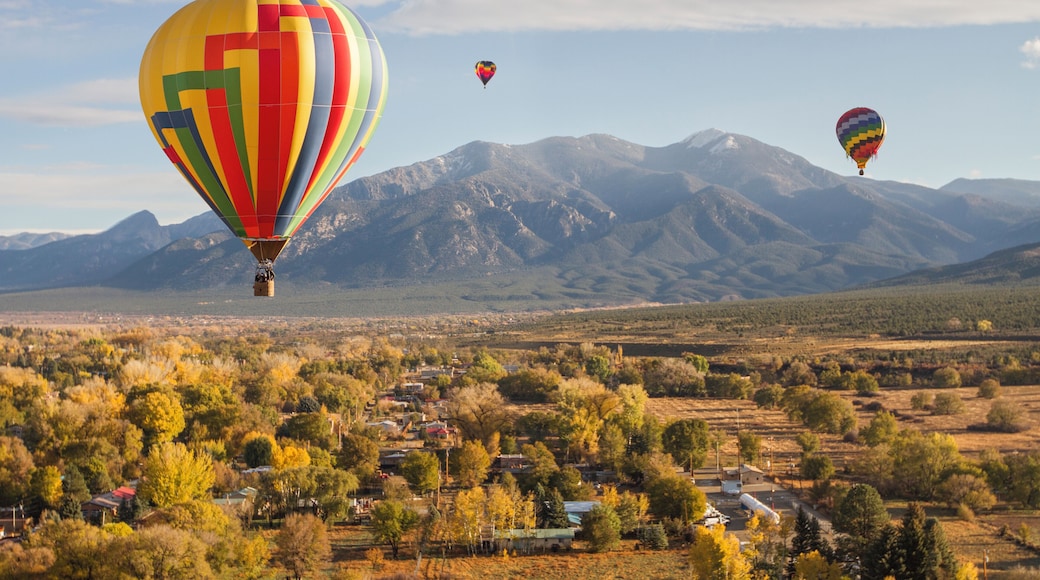 Taos Mountain Balloon Rally is held mid fall- Show up early, volunteer to help one of the pilots and you might even catch a lift. #ADVENTURE