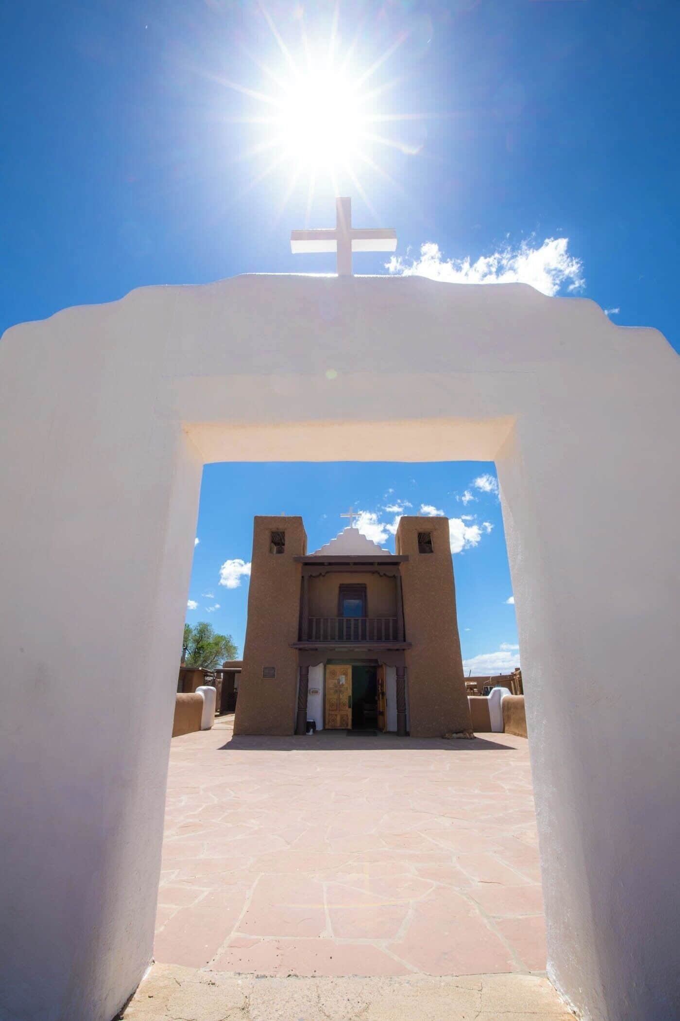 One of the pueblos near Taos. You need to come and visit this place, it's fascinating.