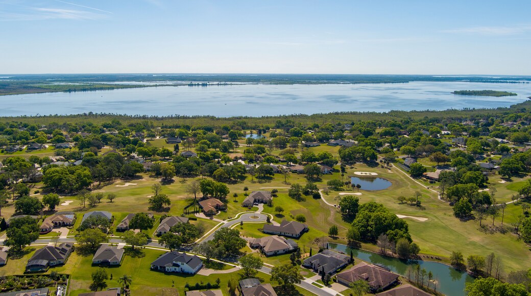 Aerial View of Lady Lake Florida community.