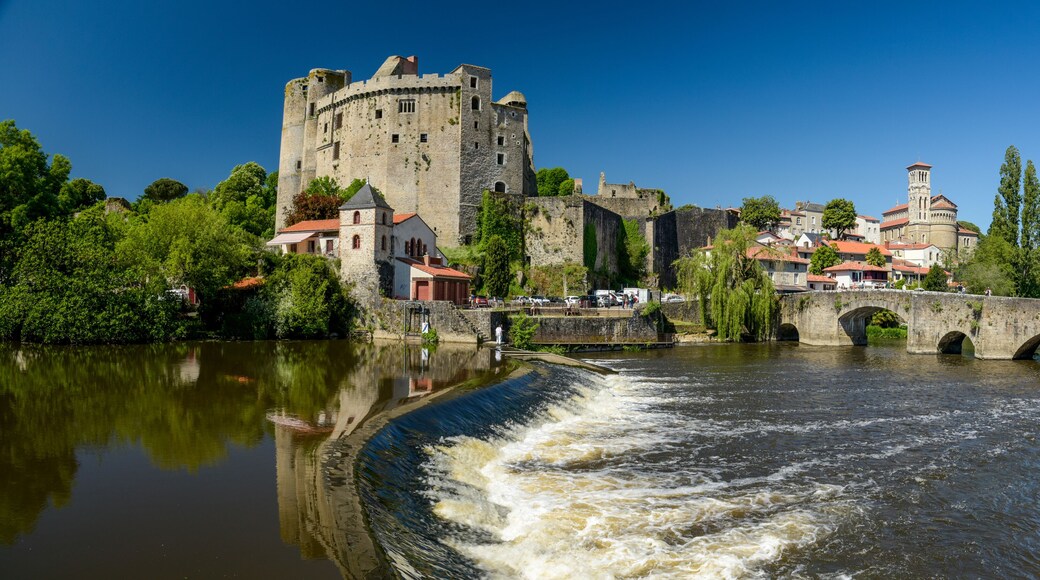 Beautiful landscape of the medieval city of Clisson