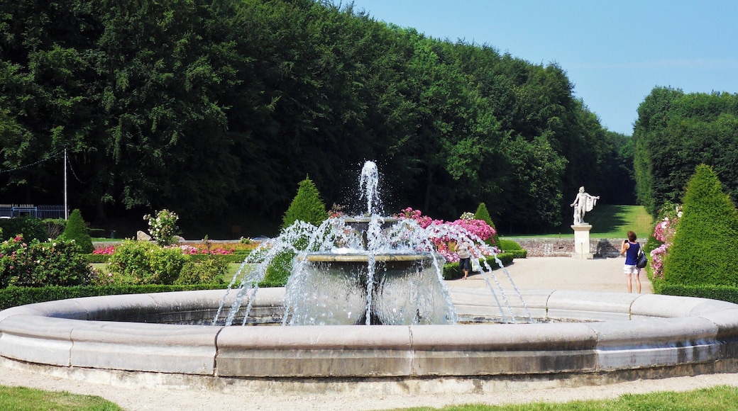 La roseraie du Chateau d'Eu-Seine Maritime,France