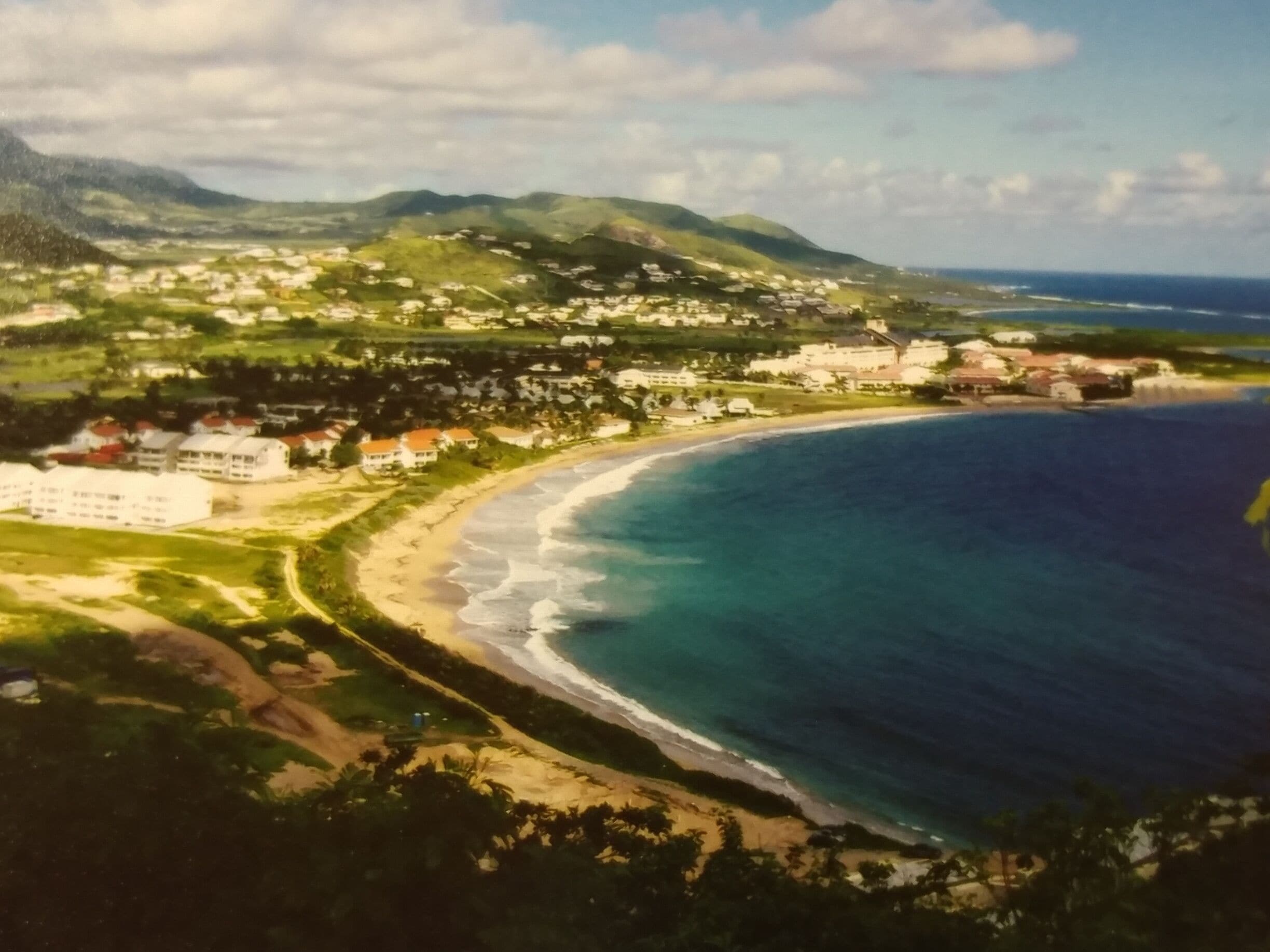 We found beautiful beach areas as we drove around the island.