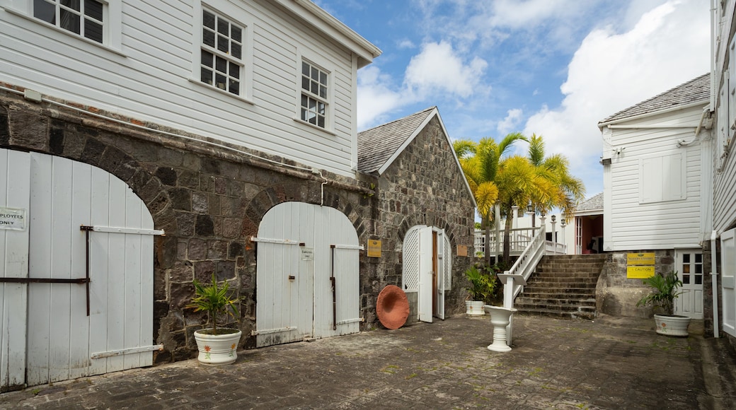 St. Kitts featuring a small town or village and heritage elements