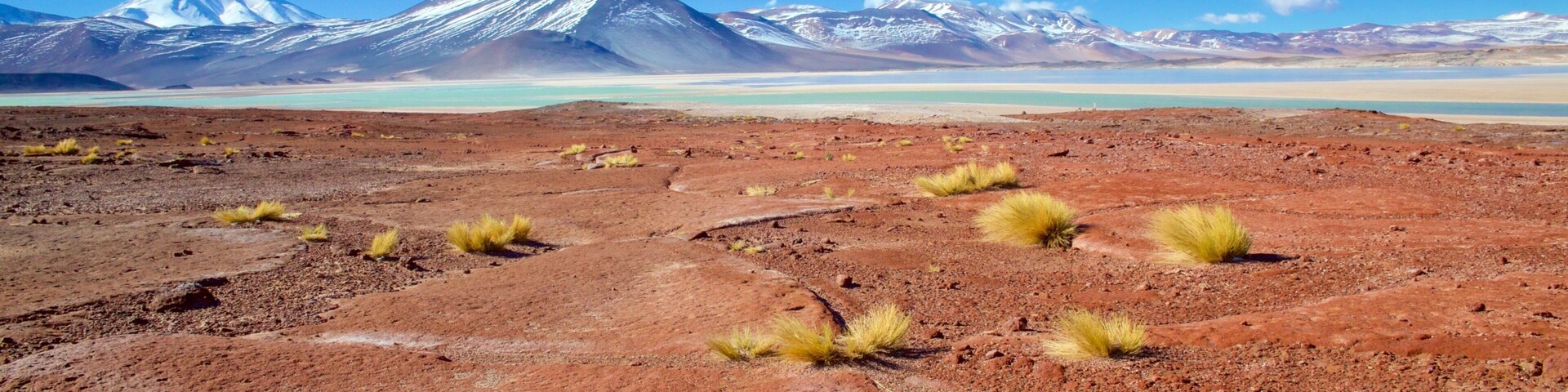 San Pedro de Atacama mit einem ruhige Szenerie, See oder Wasserstelle und Landschaften