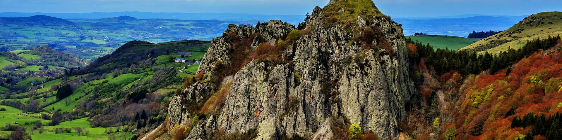 Volcans d'Auvergne regional natural park, Monts Dore Mountains, Auvergne, France; Shutterstock ID 317994512; purchase_order: SP-1332 HA Batch 2 August 2018; Order: ; client: HomeAway; other: To be pai