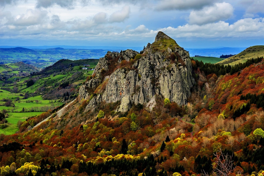 Volcans d'Auvergne regional natural park, Monts Dore Mountains, Auvergne, France; Shutterstock ID 317994512; purchase_order: SP-1332 HA Batch 2 August 2018; Order: ; client: HomeAway; other: To be pai