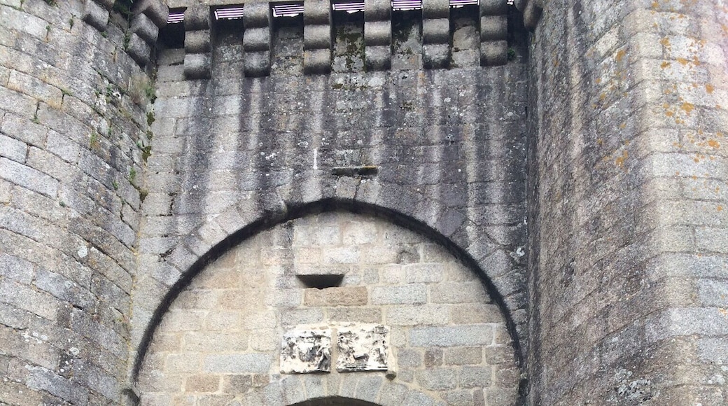 The Saint-Jacques gate entrance to the medieval town of Parthenay, France. The medieval pilgrims entered from here into the town.