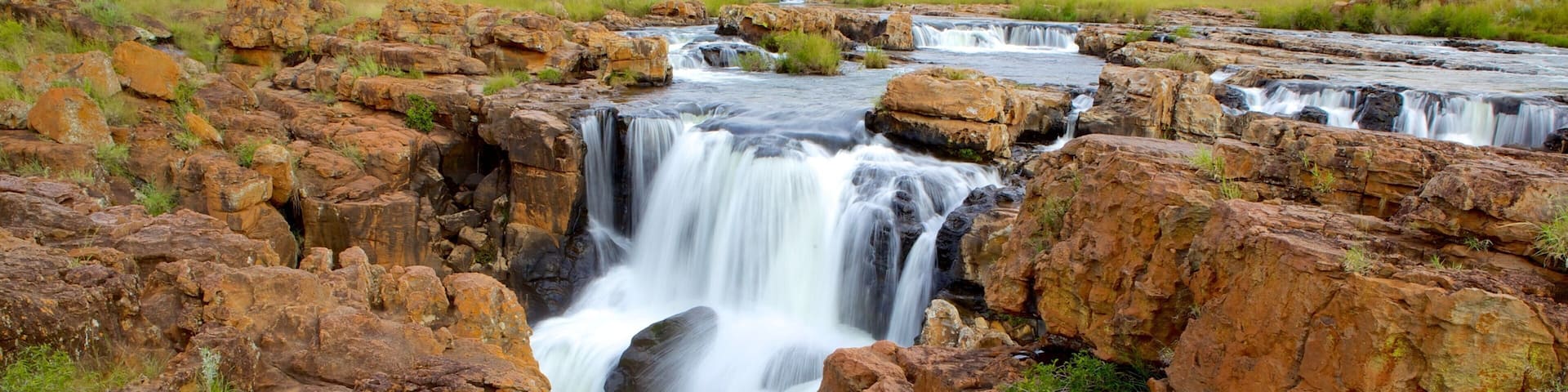 Mpumalanga - Limpopo featuring a waterfall and landscape views