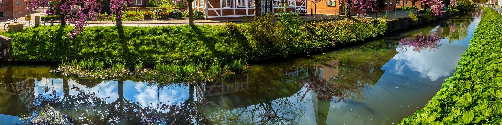 Jork im Alten Land zur Blütezeit