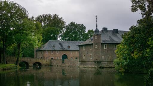 German castle Burgau near the village Dueren
