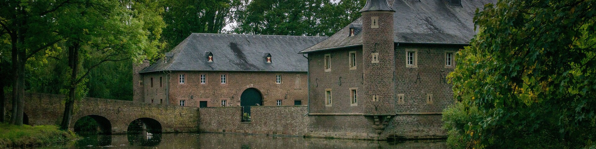 German castle Burgau near the village Dueren
