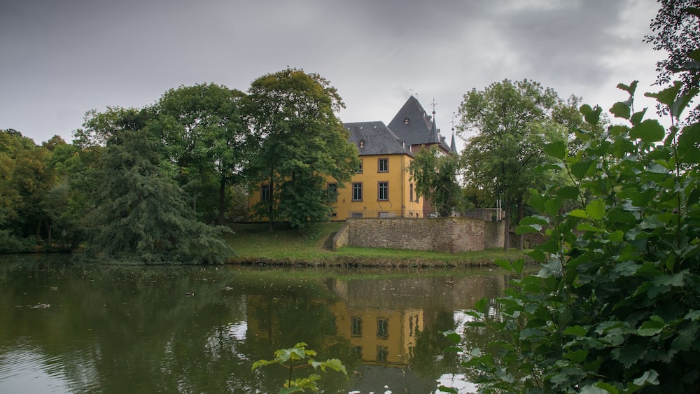German castle Burgau near the village Dueren