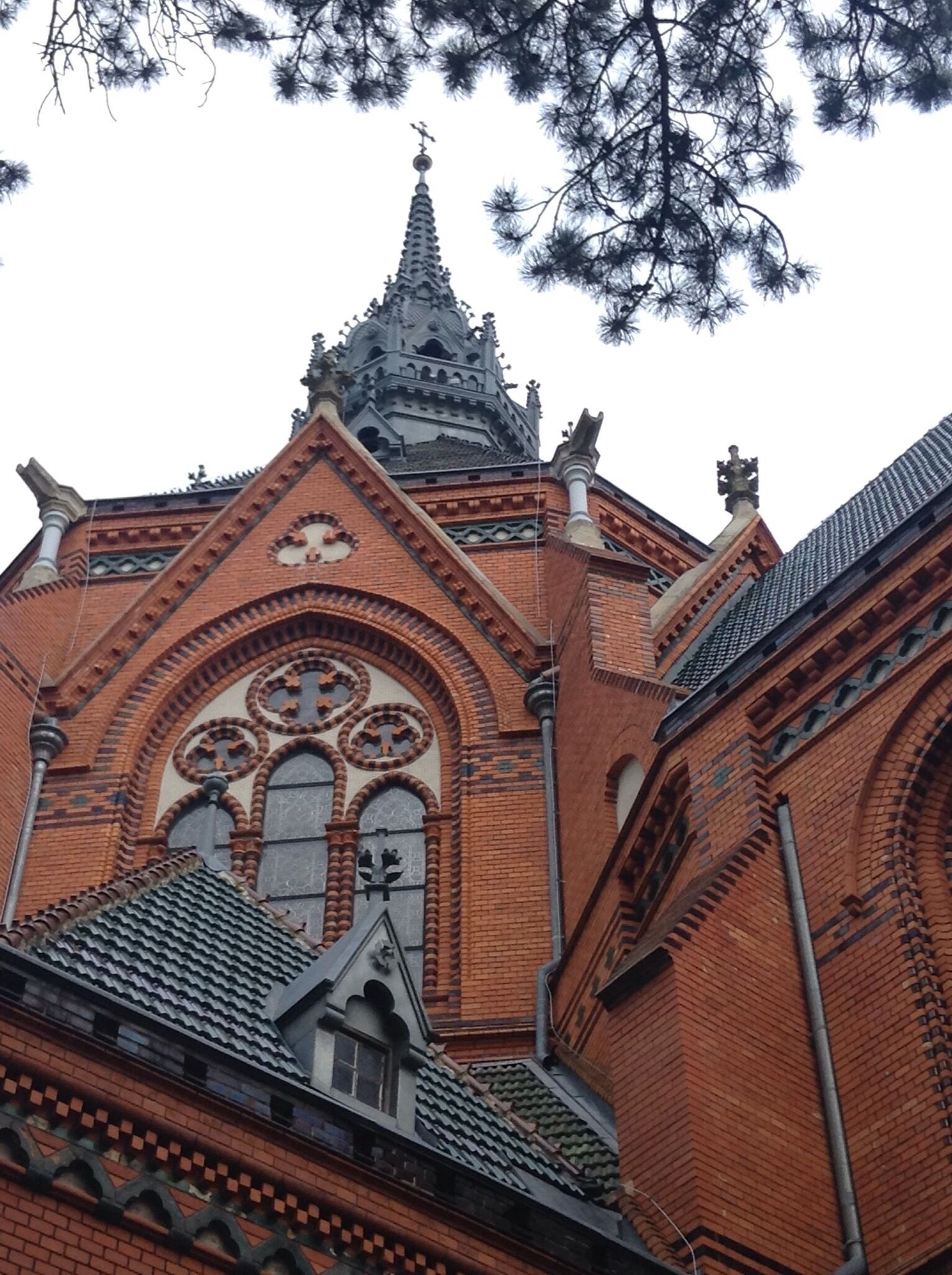 Kostel Navštívení Panny Marie (Church of the Visitation) is a neo-Gothic Church in the South Moravian town of Břeclav. 

It was built in the late 19th century, and is probably the most impressive building in the town - around 25 minutes walk from the train station.

#architecture